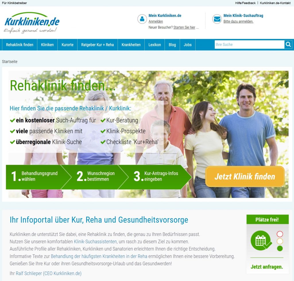 Gesundheits-Portal Kurkliniken.de